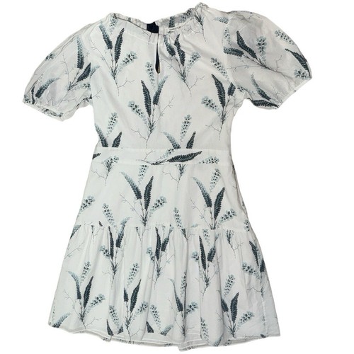 Charlotte Brody CLEMENT DRESS - AEGEAN FERN VOILE $490 Size Large
