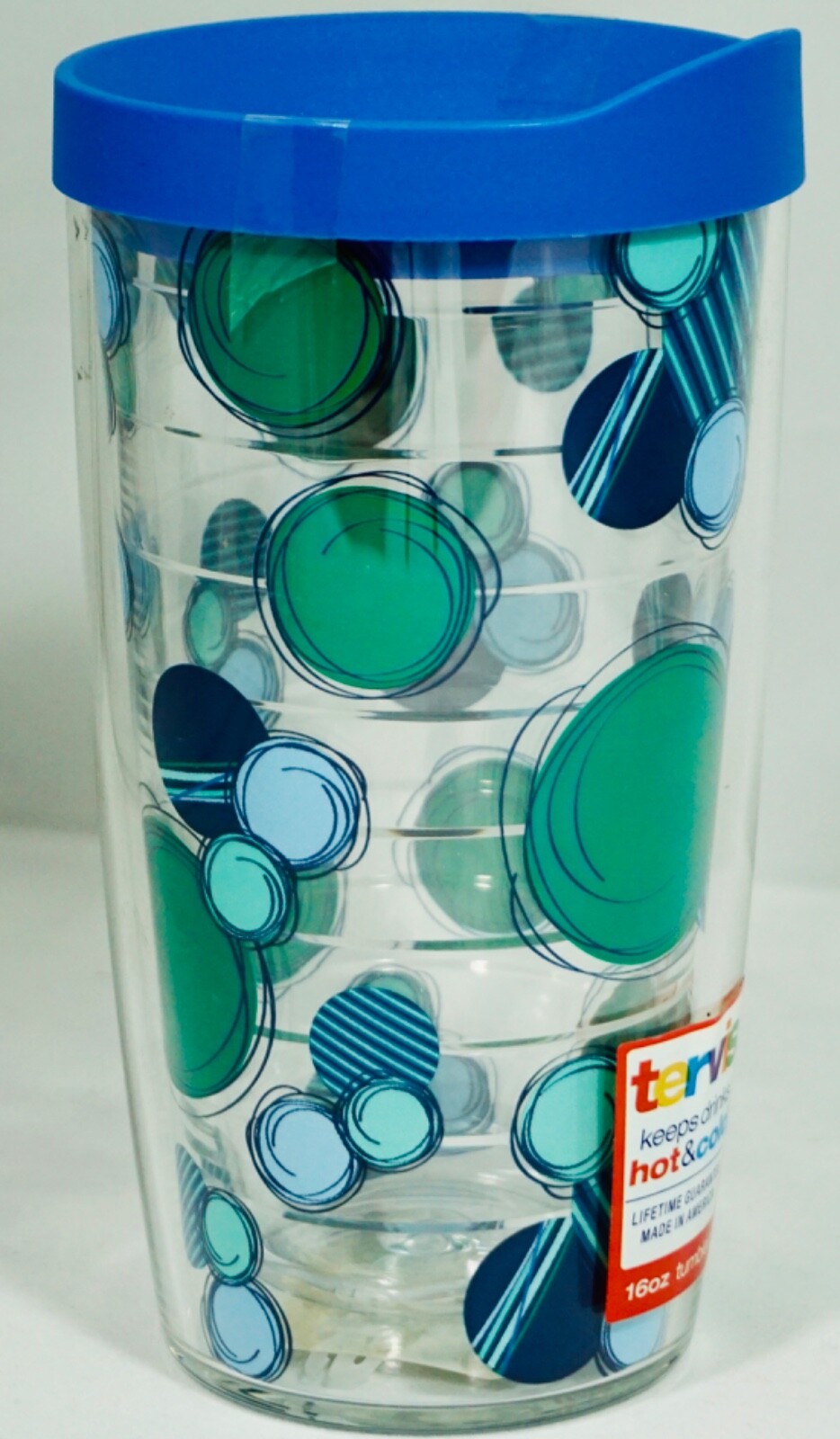 Tumbler Tervis Hot & Cold Drinks Insulated 16 Oz Blue