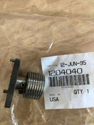 IBM Selectric part # 1204040 Rotary Backspace Drum with set screws & pins (RARE)