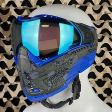 NEW Push Unite XL Paintball Mask - Sandana Blue