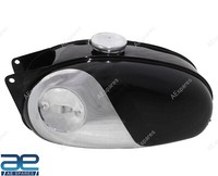 FüR BSA Bantam D7 D10 D14 D175 Buschmann Chrom & Schwarz Benzin Benzintank + Cap