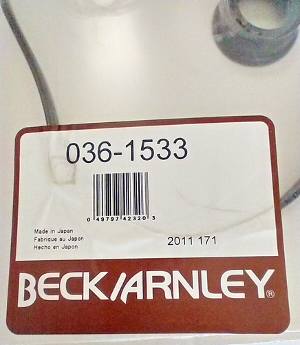 Juego de juntas de cubierta de válvula de motor-GTS BECK/ANLEY 036-1533 (Hecho en Japón) - Imagen 3 de 6