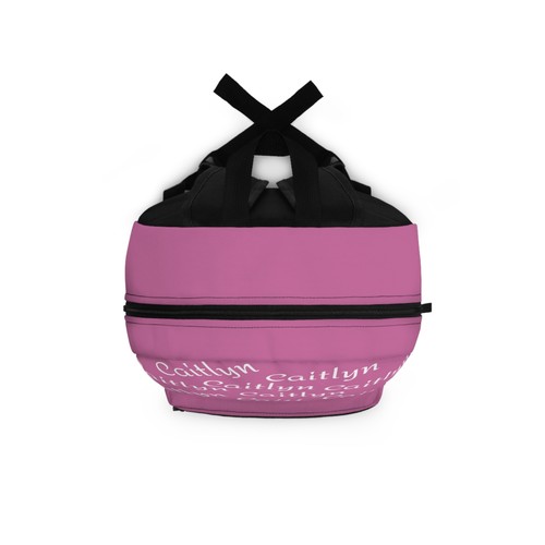 Personalized Pink Backpack, Custom Name School bag - 第 5/5 張圖片