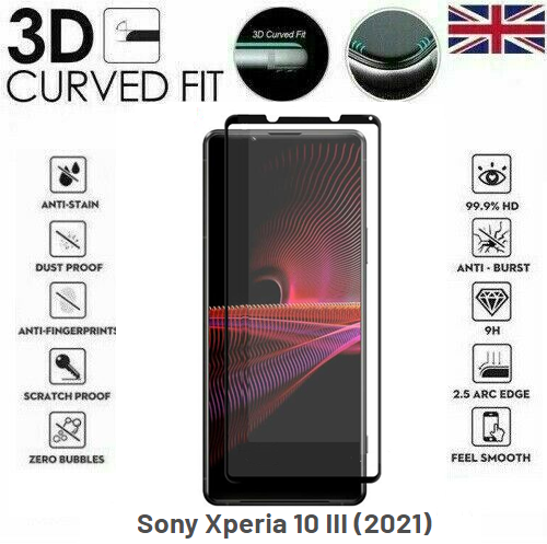 Pack De 2 Verres Trempés 3D Courbes Pour Sony Xperia 10 Plus (2019) - Protection écran - Neuf