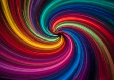 Digital Image Picture Photo Wallpaper Background AI Art Colorful Swirl 3