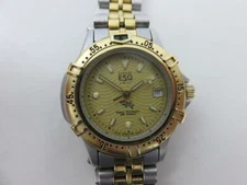 ESQ Watch Esquire/Movado Swiss 100387 Sport 100 M Calendar 2-Tone Bracelet