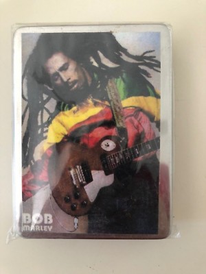 BOB MARLEY, METAL STAINLESS CIGARETTE CASE, 1990's