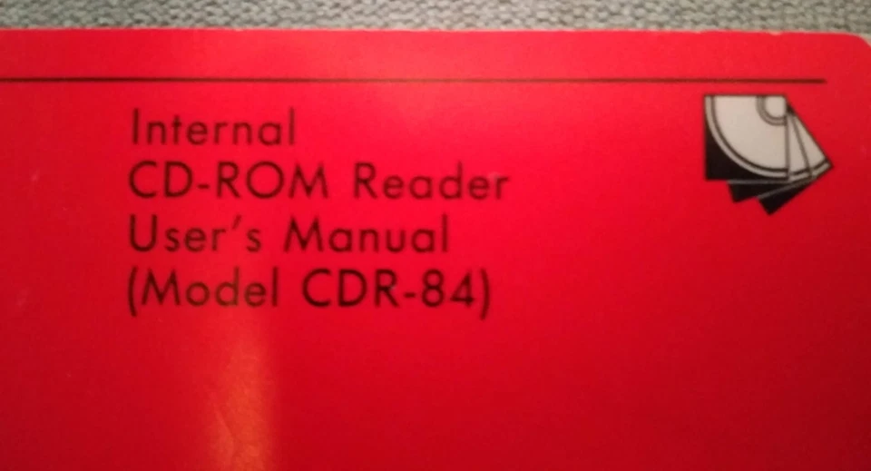 user manual / Handbuch / NEC CD-ROM Drive Reader CDR-84 - Bild 2 von 4