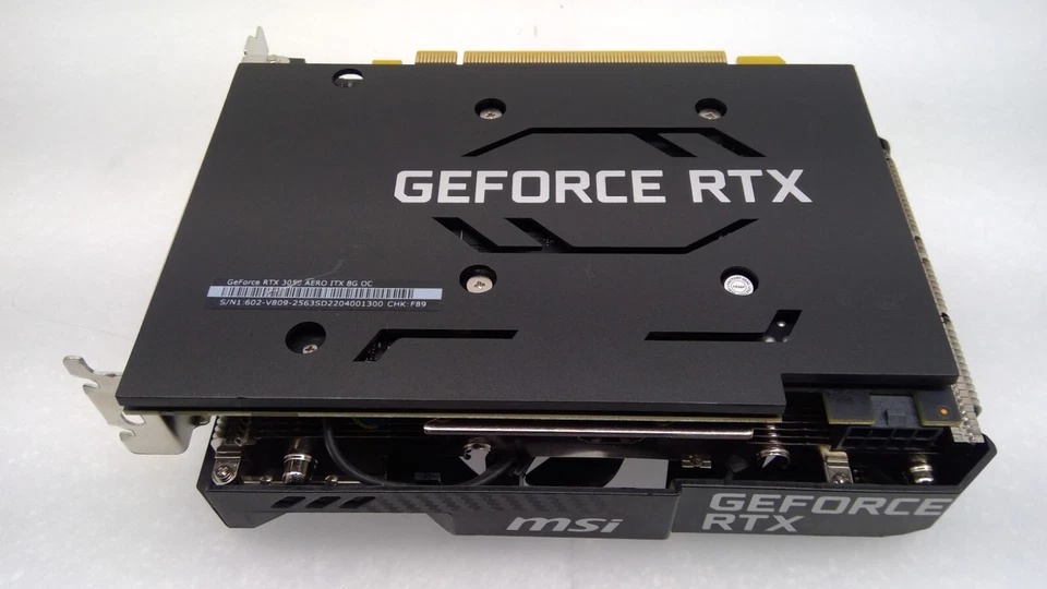 MSI GeForce RTX 3050 AERO ITX 8GB OC GDDR6 Graphics Card V809 GPU - Image 2 of 4
