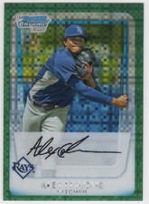 ALEX COLOME 2011 Bowman Chrome GREEN XFRACTOR ROOKIE #BCP161