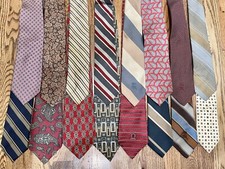 Large Lot of 16 Vintage Mens Ties 70s 80s BL 