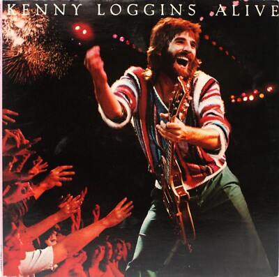 KENNY LOGGINS Alive USED 1980 2xLP Pop Rock Concert Vinyl Record COL-36738