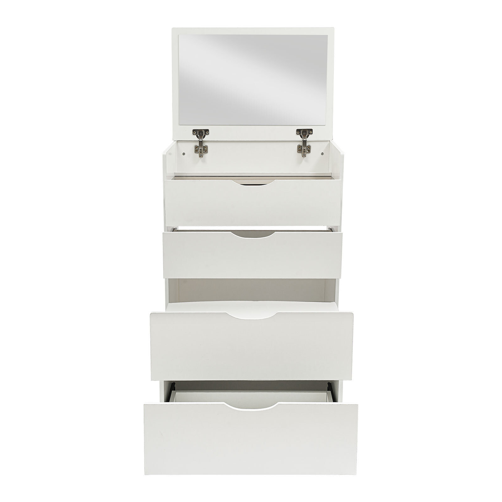 Makeup Vanity Table Dressing Table Three Drawers Vanity Desk White Makeup Table