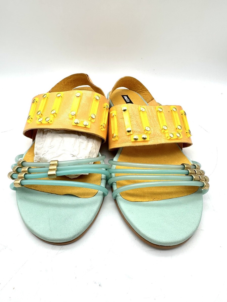 Miista Kristy Mango Sandal Flats New With Defect Size 41 | eBay