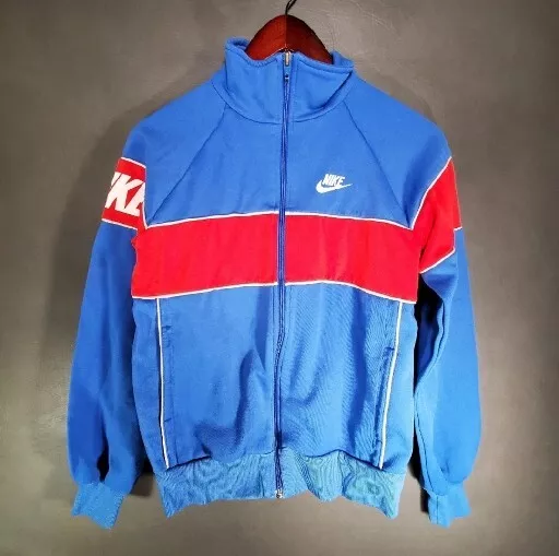 Vintage Nike Jacket Youth XL Blue Red White Sportswear Track