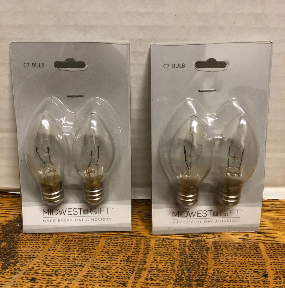 12 Pack Clear Night Light Bulbs - 4 Watt Candelabra Base 120V Replacement Bulbs For Hallways & Bathrooms