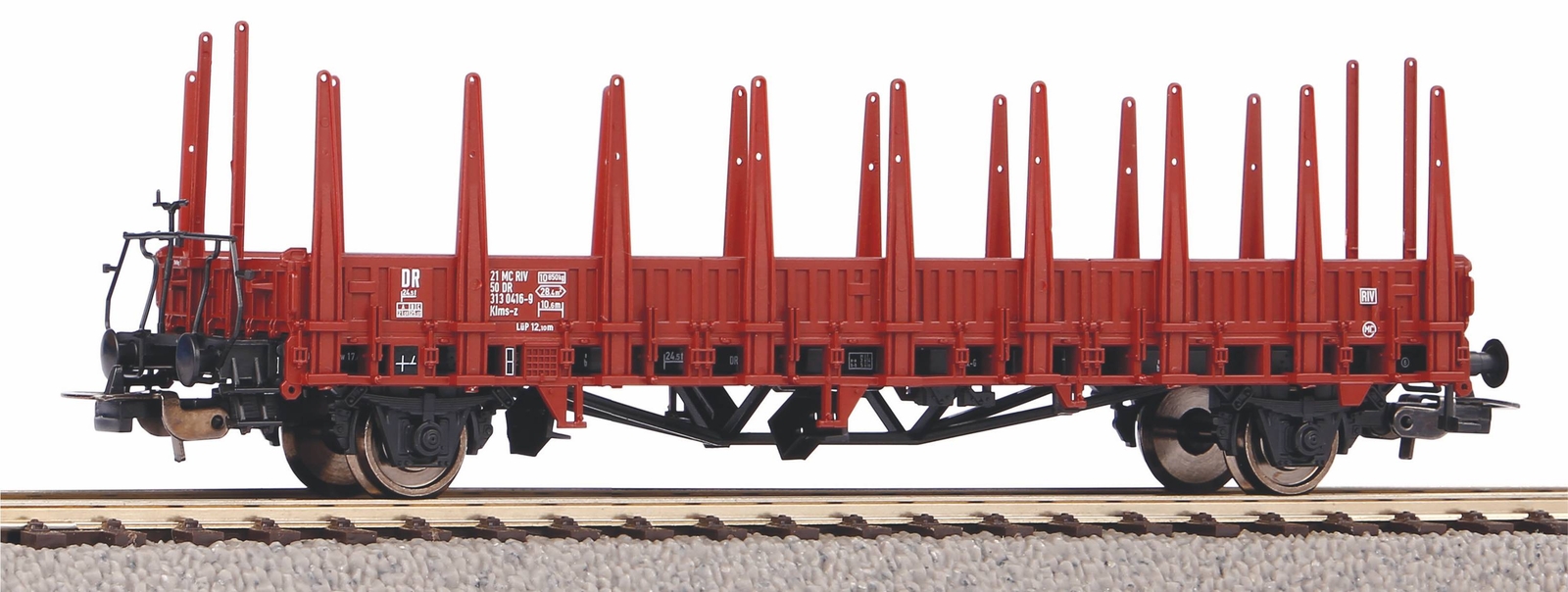 Piko 54487 HO Gauge Classic DR Klms-z 3130 Stake Wagon IV