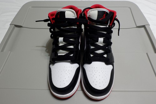 Jordan 1 Mid | Gym Red Black White | AJ1 Mid | U.S 5.5Y | U.S Men\u0026#039;s  5.5 | EU 38 | eBay
