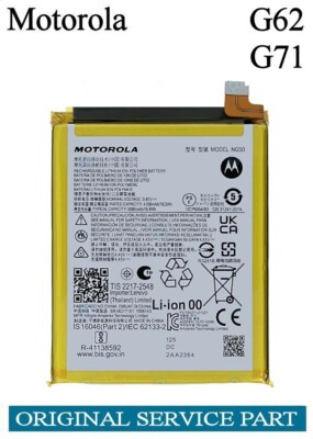 Motorola Moto G62 G71 5G battery NG50 SB18D17151 XT2169 XT2223