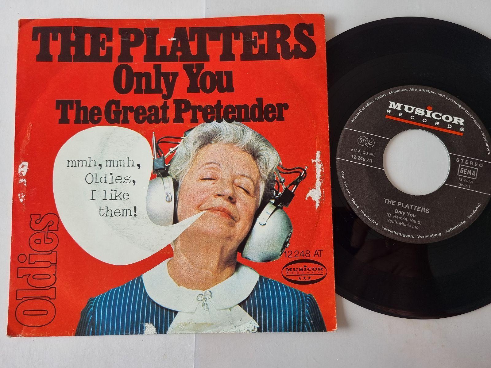 7"" Single The Platters - Only you/ The great pretender Vinyl Germany