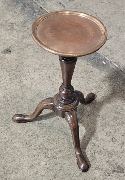 Kittinger Colonial Williamsburg CW 149 Caoba y Cobre Soporte Superior Hervidor Foto 4 de 4