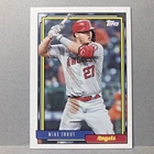 2021 Topps Mike Trout 1992 Redux Baseball Card T92-3 Angels