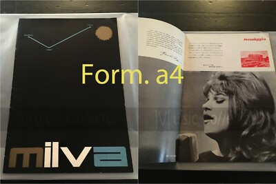Milva Promo Booklet Japan Tour 1964 20pp Pan Am Coty für Mitsubishi DSS-103 