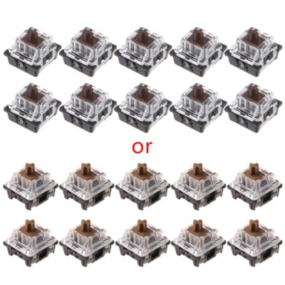 Mechanical Keyboard Keycaps Switch Brown for Gateron Cherry MX Switches 10PCS