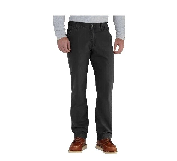 Carhartt Cotton Black Pants for Men