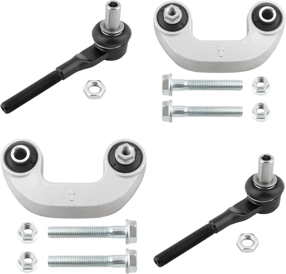 4x barras de amarre delanteras para Audi S4 A4 Quattro 2005 2006 2007-2009 Foto 4 de 4