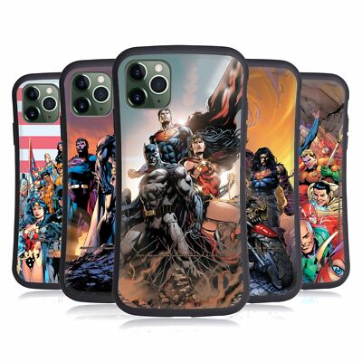 JUSTICE LEAGUE DC COMICS COMIC BOOK COVERS HYBRID CASE FOR APPLE iPHONES PHONES