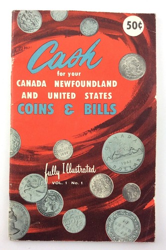Vintage Cash For Your Coins Bills Canada United States Numismatic Book Q216
