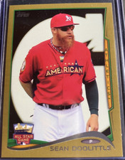 2014 Topps Update Gold Sean Doolittle #US-305 Oakland Athletics 1986/2014 NM