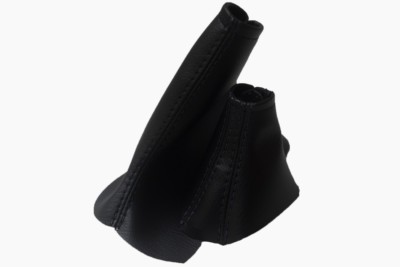 Automatic & Brake Boot Leather Synthetic For Volvo S60 S80 V70 XC70 01-05 Black