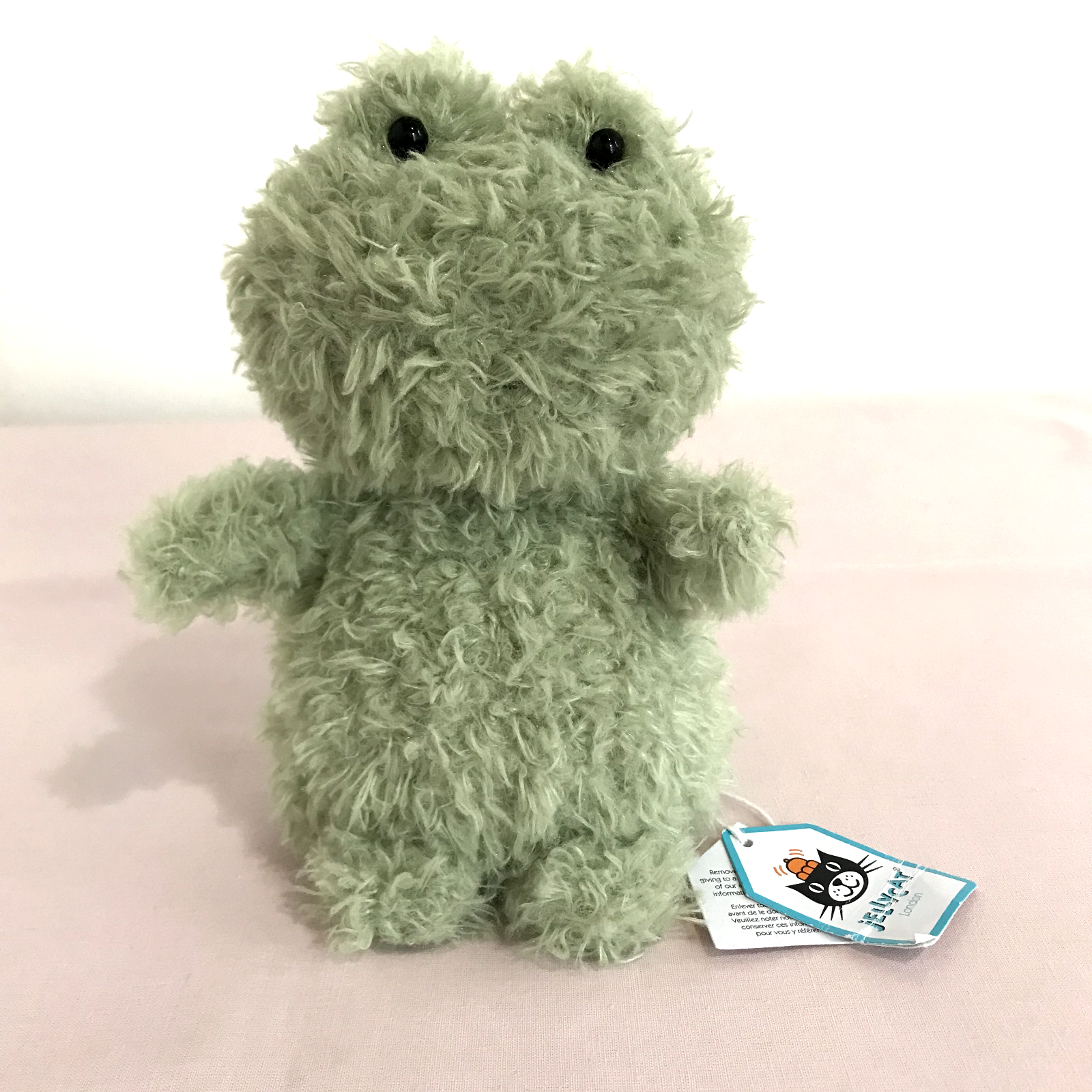 Jellycat - Little Frog - Soft Fluffy Green Amphibian - New/Tags