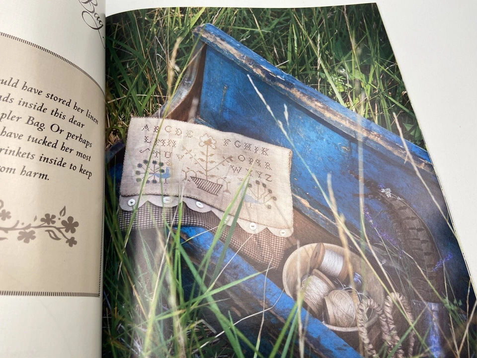 Libro Stacy Nash My Name Is Lidya patrón punto de cruz colegiala’s Sampler Foto 4 de 4