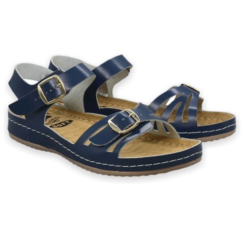 Mujer Zapatos Informales Sandalias LEDI Anatomic Azul Talla 40 Modelo 704 N11F5B