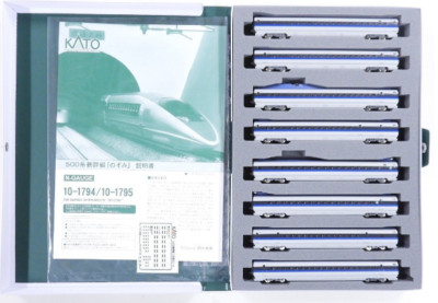 8種10個セット Kato N Gauge 500 Series Shinkansen Nozomi 8-Car Add-On Set