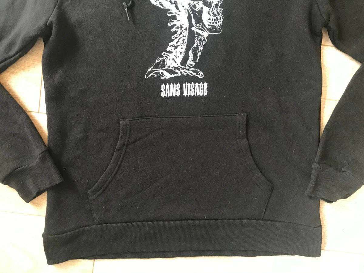 Mens Black LOST SOLES Track Top HOODIE L