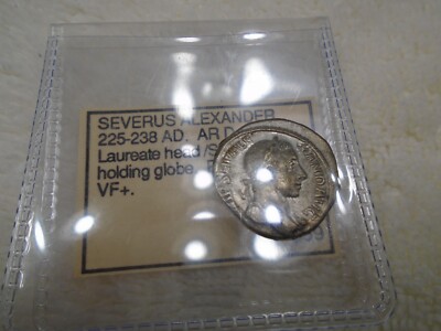 Imperial Rome Severus Alexander 225 - 238 AD AR Denarius RIC.391 VF+