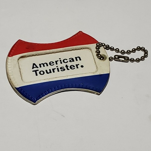 Vintage AMERICAN TOURISTER Red White 