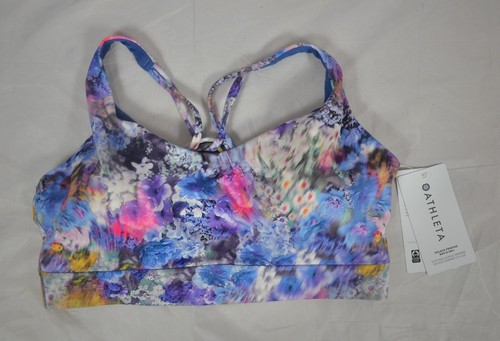 Reggiseno sportivo nuovo con etichette $54 3x taglie forti Athleta D-DD stampato Solace nuovo Bloom #798323 - Foto 6 di 9