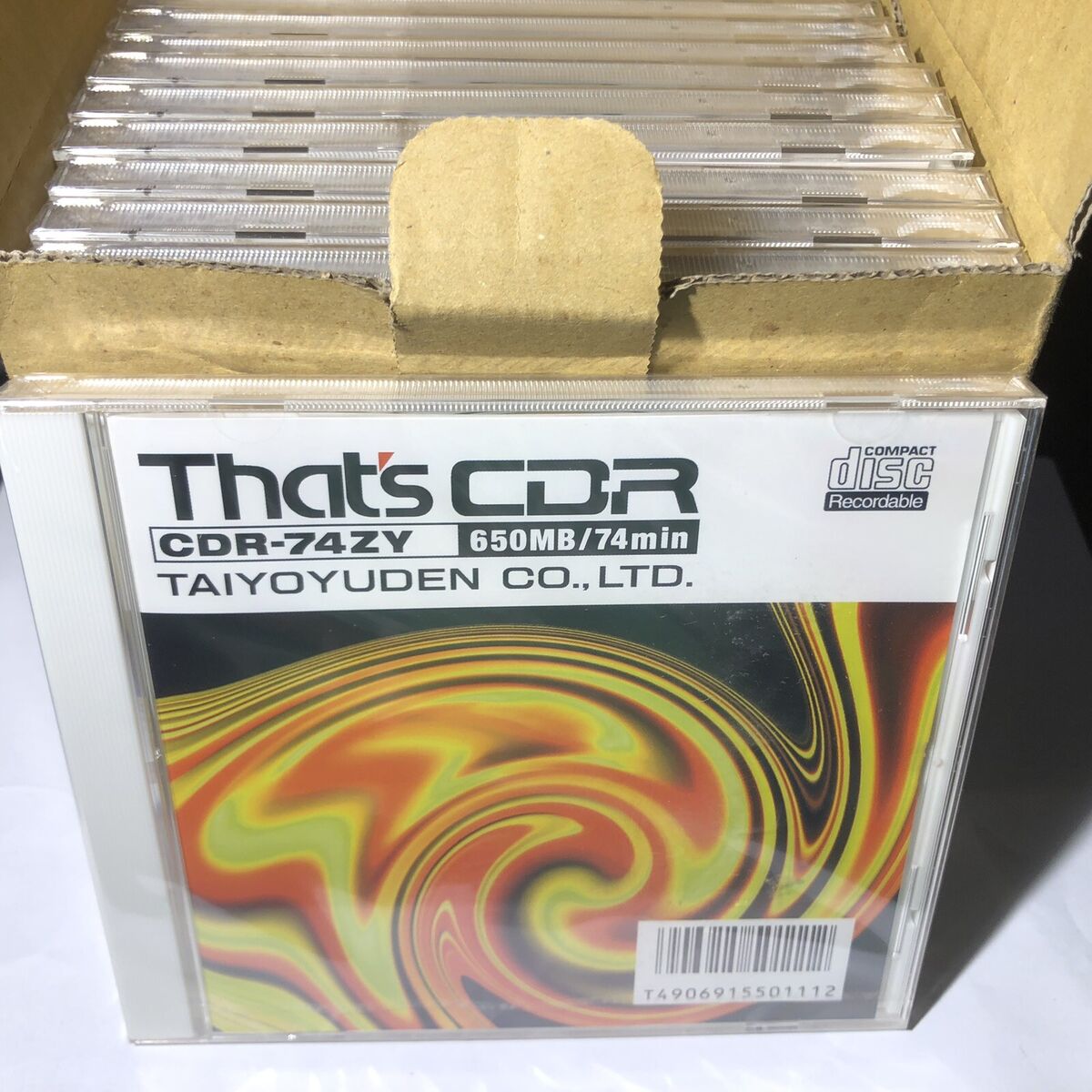 Vintage! That's CD-R CDR-74ZY 650MB 74min TAIYOYUDEN CO Vintage! That's CD-R CDR-74ZY 650MB 74min TAIYOYUDEN CO