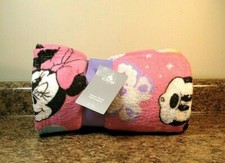 Disney Store Minnie Mouse Pink Fleece Throw Blanket 50" x 60" NWT