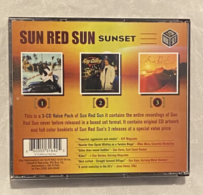 SUN RED SUN サン・レッド・サン サイン入り CD Sun Red Sun 3 disc CD box set