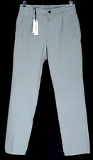 NWT VERSACE COLLECTION Seafoam Green Cotton Pleated Front Dress Pants 32 (EU 48)