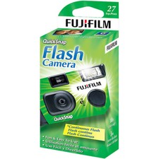 Fujifilm QuickSnap Flash 400 One-Time-Use Disposable Camera 27 Exposures 