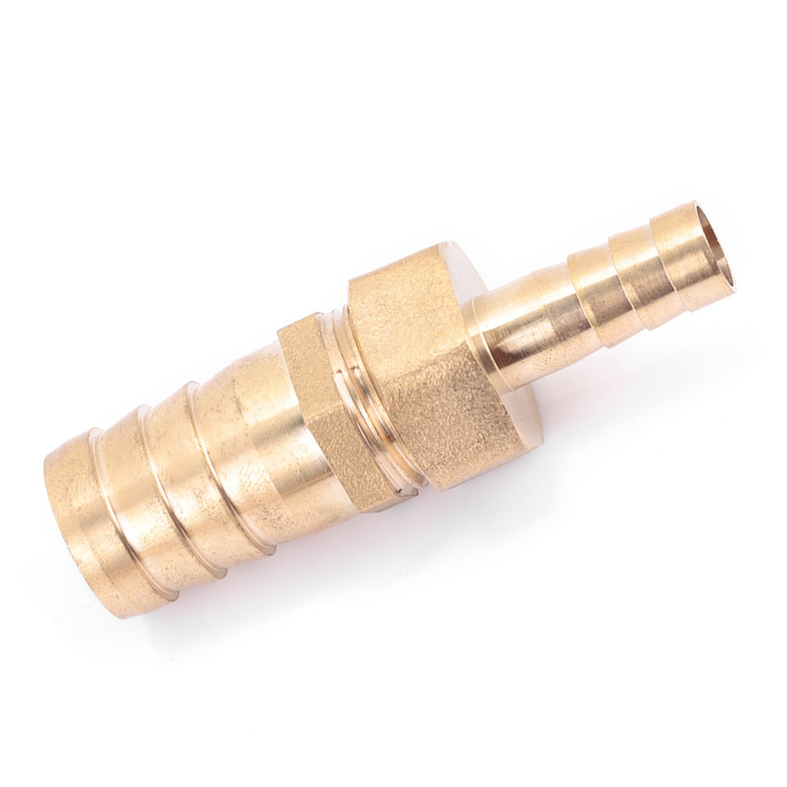 Brass Fitting Hose Barb Tail Reducer Reducing Plug Connector(10mm-16mm).
