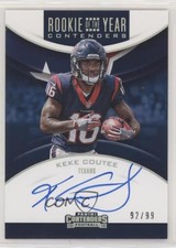 2018 Panini Contenders Rookie of the Year RPS 92/99 Keke Coutee #RYA-KC Auto 1n0