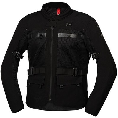 iXS Venture-BigAir 1.0 Textiljacke Schwarz Motorradjacke Adventure Jacke